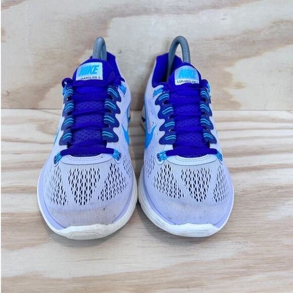 Nike - Lunar Glide 5 - Running Shoes - Blue/Purple - Women's - 7.5 - 599395-545 - Picture 2 of 9